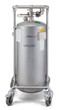 Saturn - Transportbehälter für Flüssigstickstoff